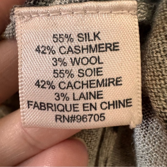 Rebecca Taylor Silk Cashmere Leopard Animal Print Flutter Sleeve Blouse Size S - Picture 7 of 8